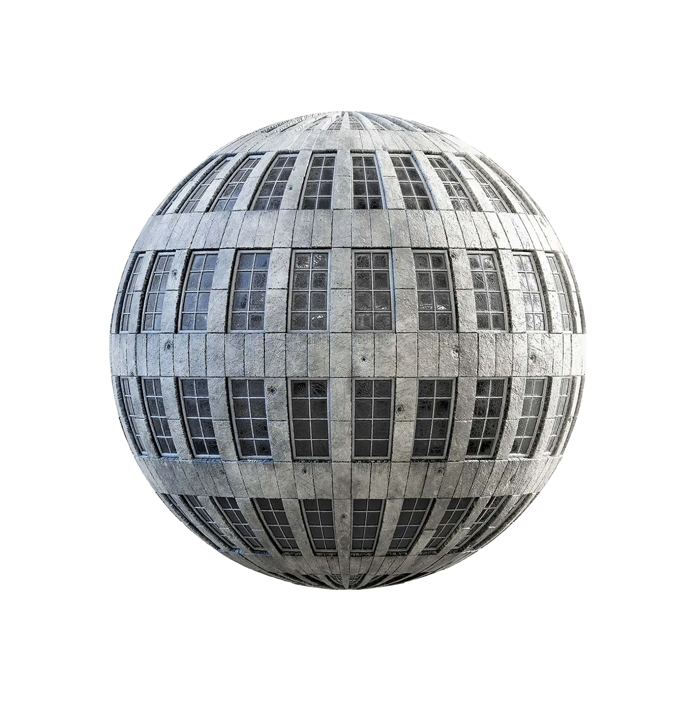 带裂缝窗户的混凝土墙250610600