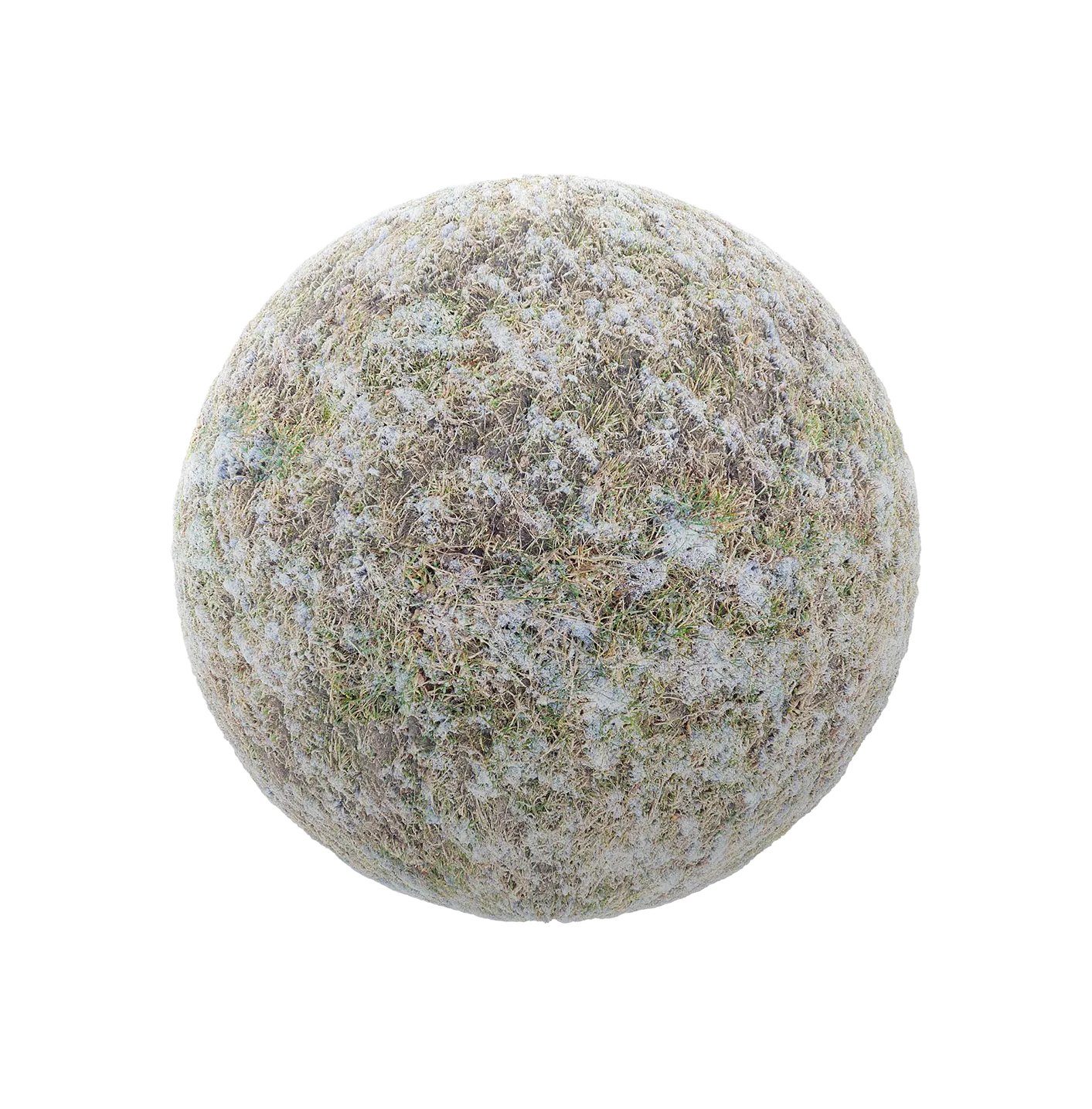 带雪的冰冻草地250609333