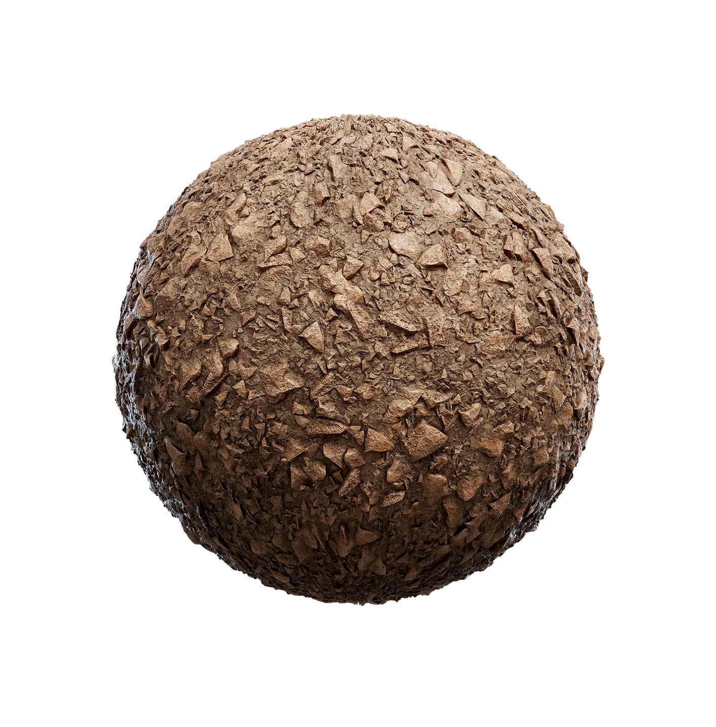 损坏棕色粘土碎片2506101388