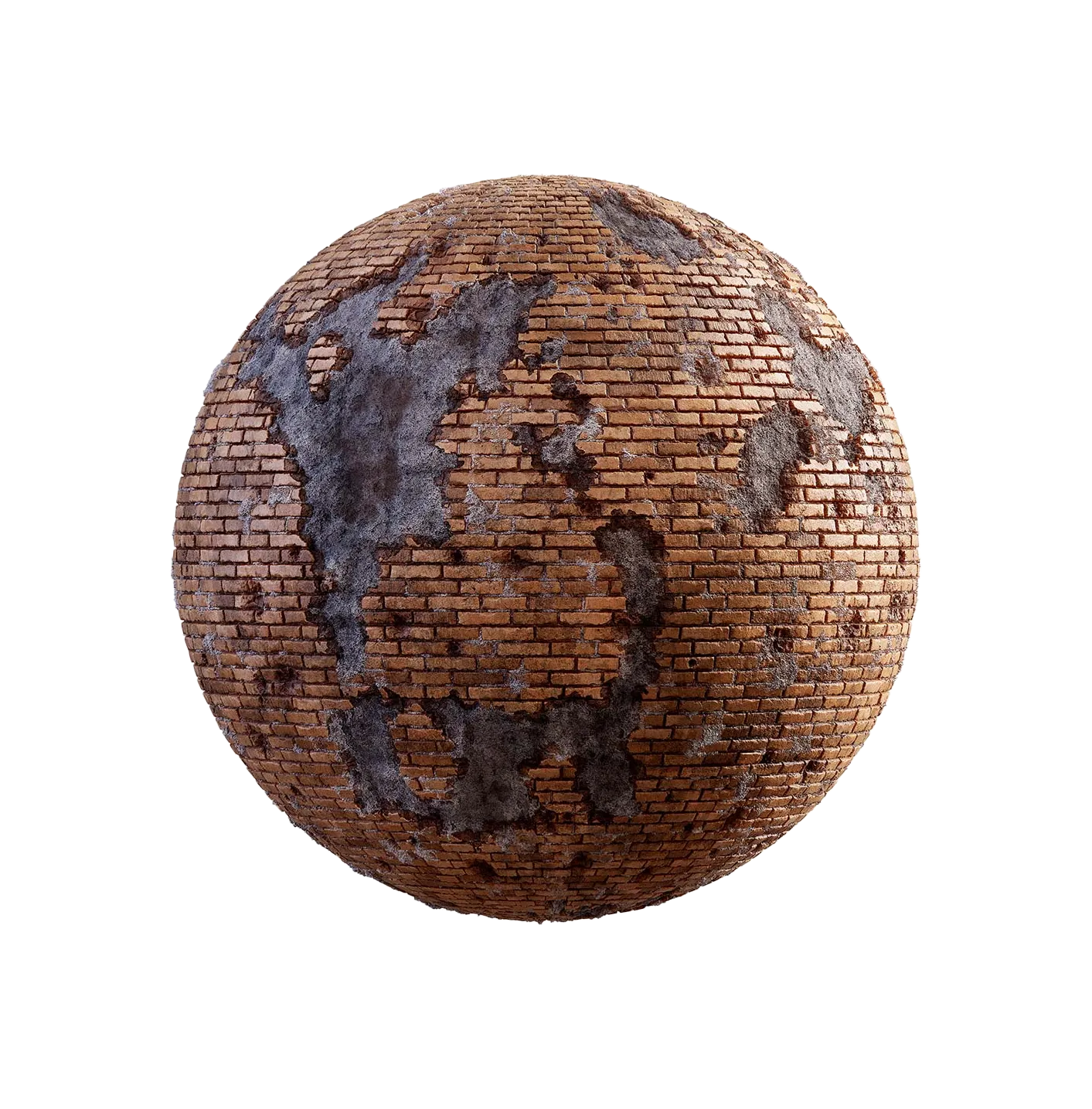 损坏的砖墙250610567