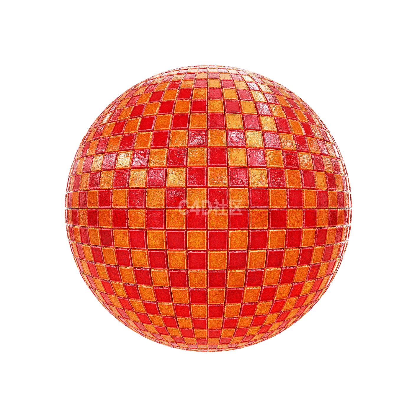 格子染色橙色玻璃250609624