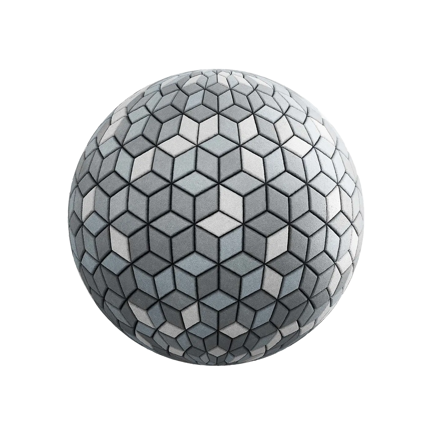 立方体灰色人行道2506101008