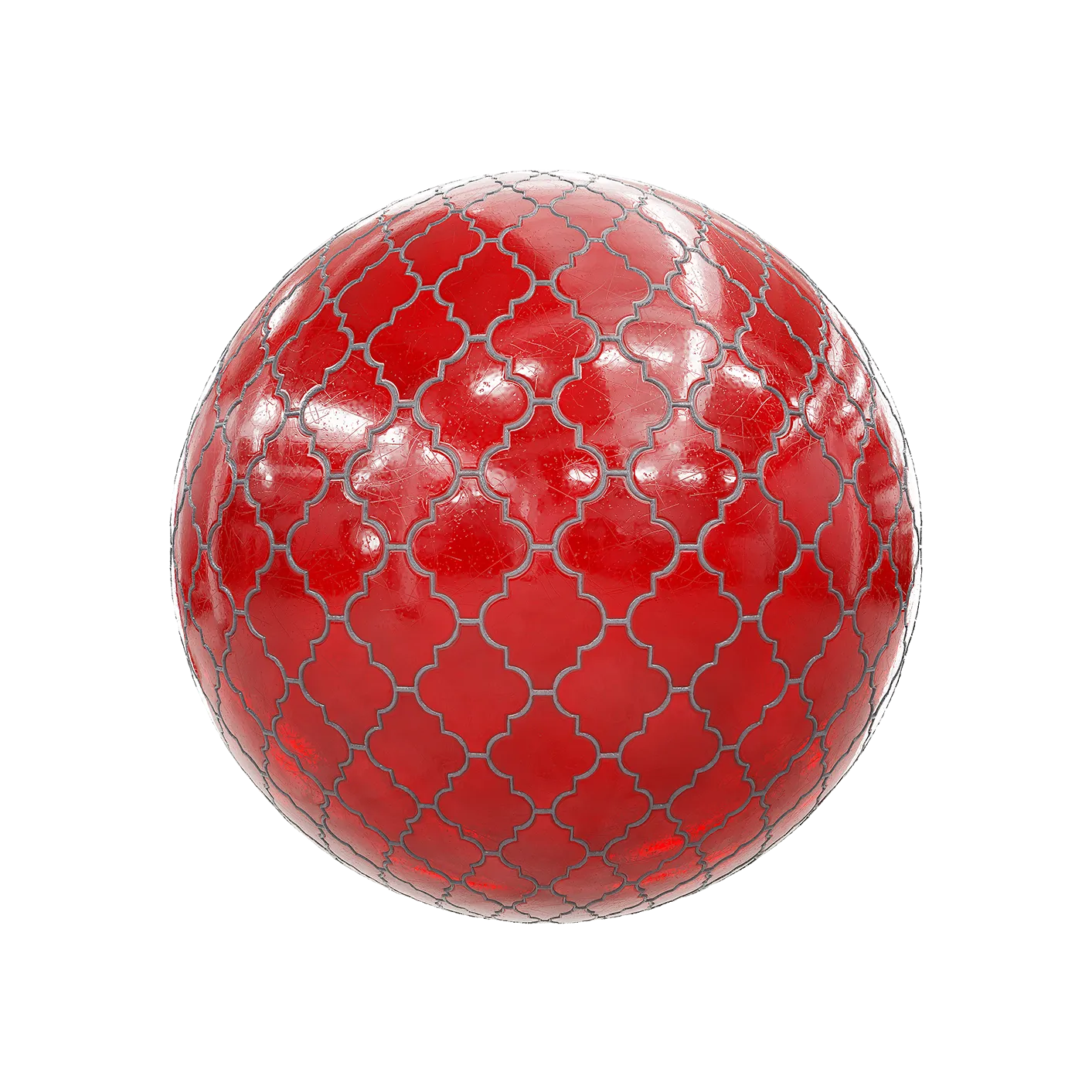 红色染色玻璃250609627