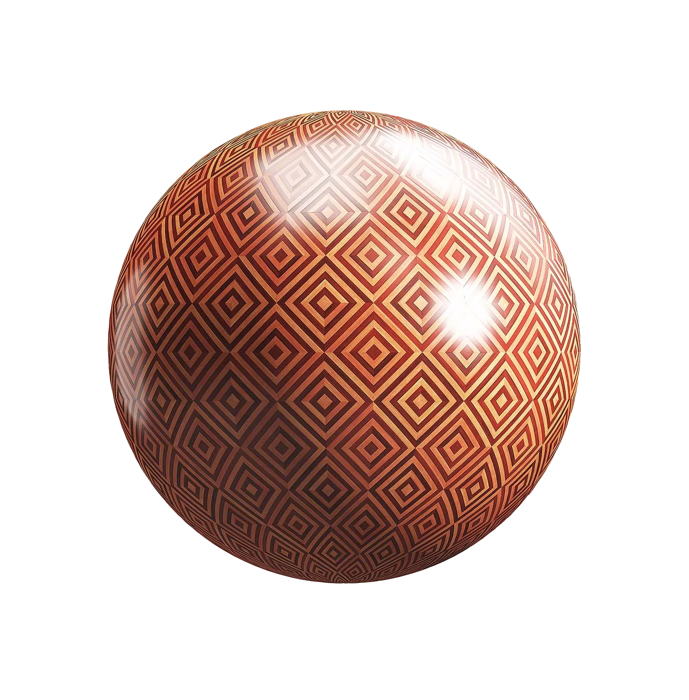 红色递减方形木地板250610599