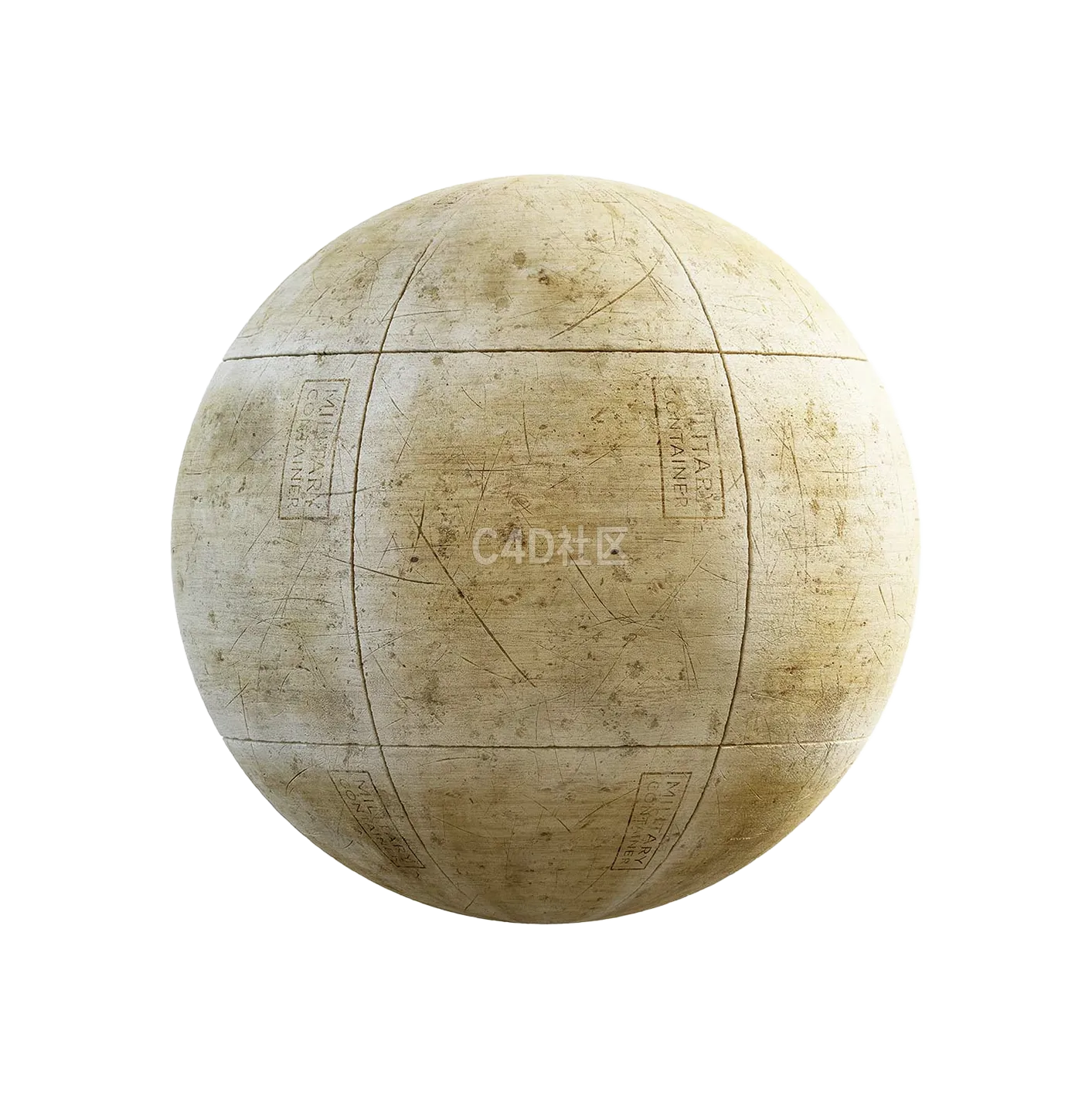 老旧胶合板军用集装箱2506091437