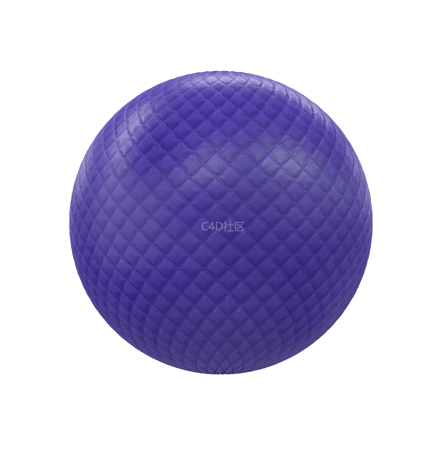 蓝色绗缝皮革250610573