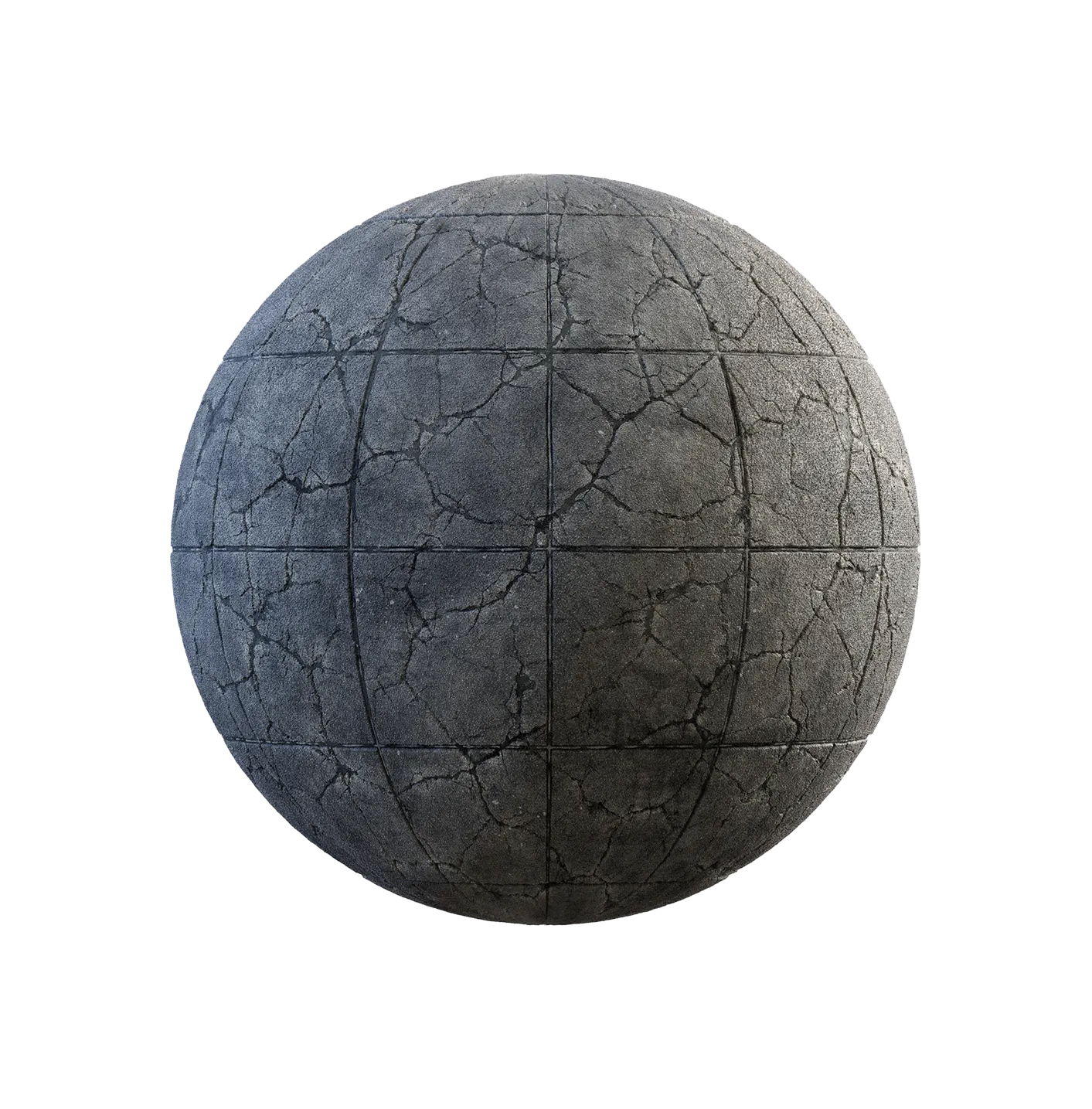 裂纹灰色方形混凝土人行道2506101010