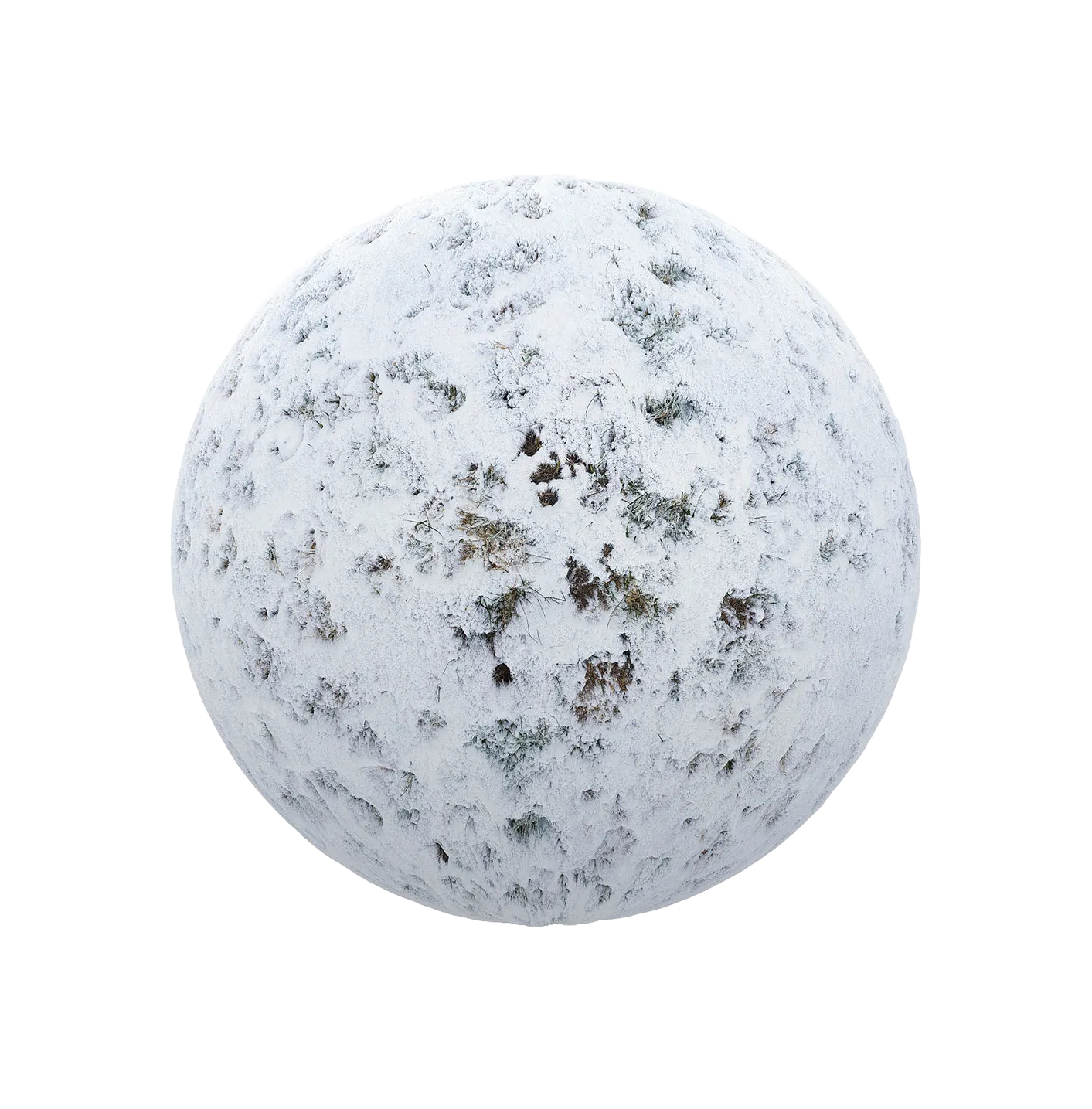 覆盖草的雪250609350