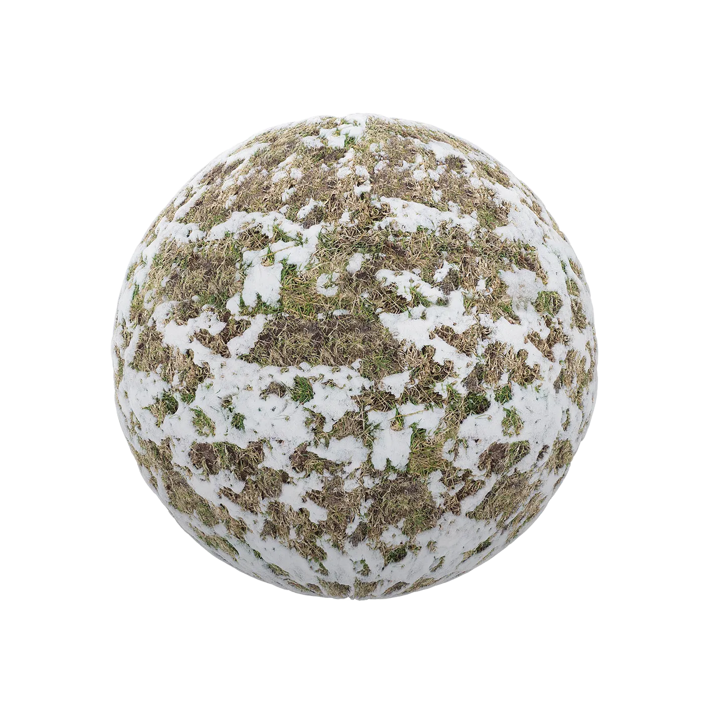 覆盖草的雪250609359