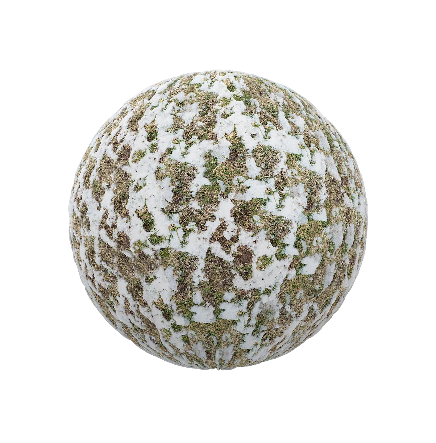 覆盖草的雪250609360