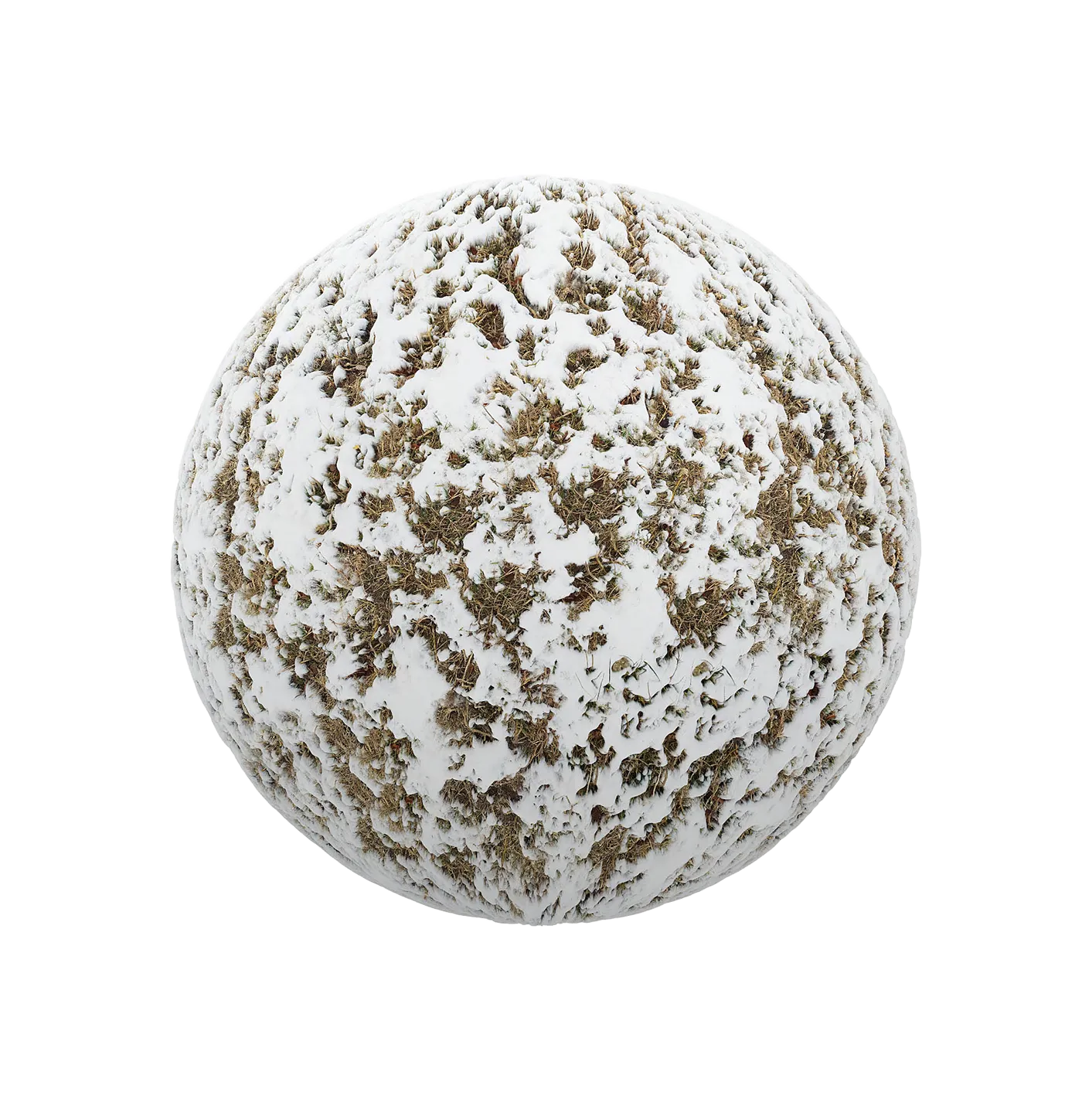 覆盖草的雪250609361