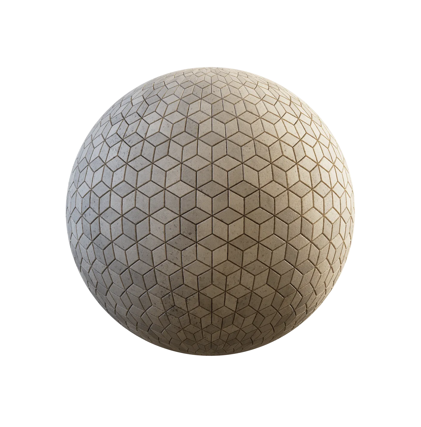 黄色立方体混凝土人行道250610938