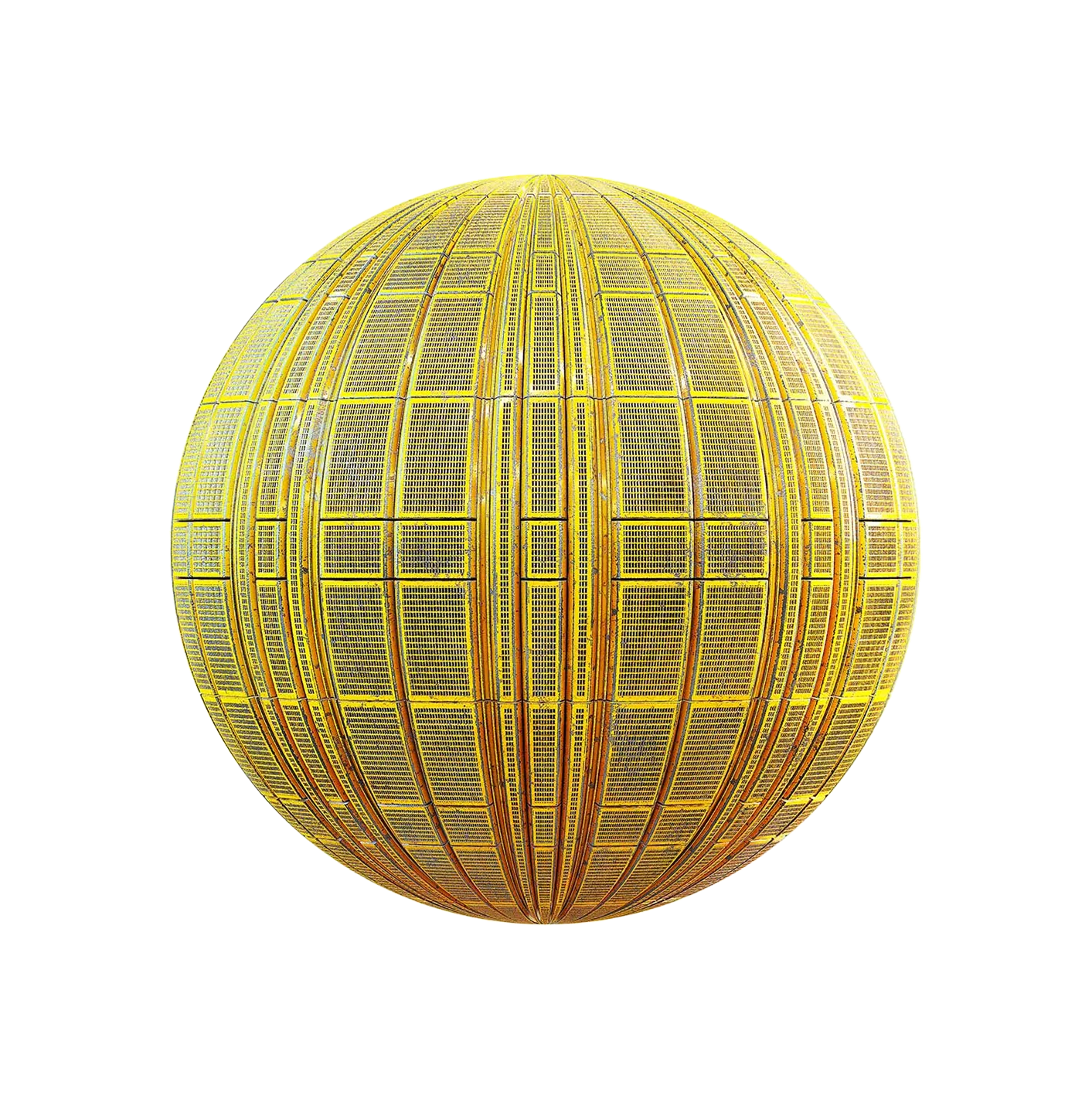 黄色金属地板栅栏2506091533