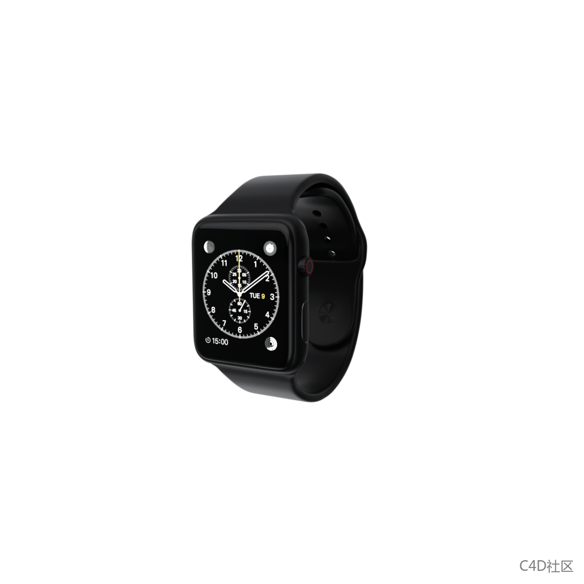 Apple iWatch S5智能手表模型-含octan材质