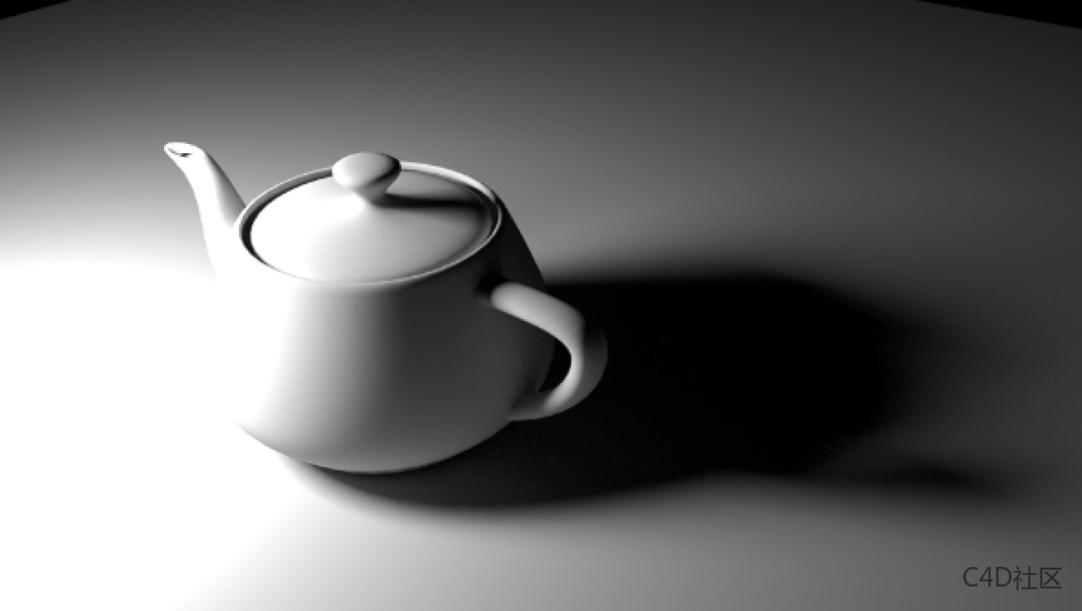 用于生成烘焙光照贴图纹理的原始场景。在 11 秒内渲染。 了解Redshift中的烘焙