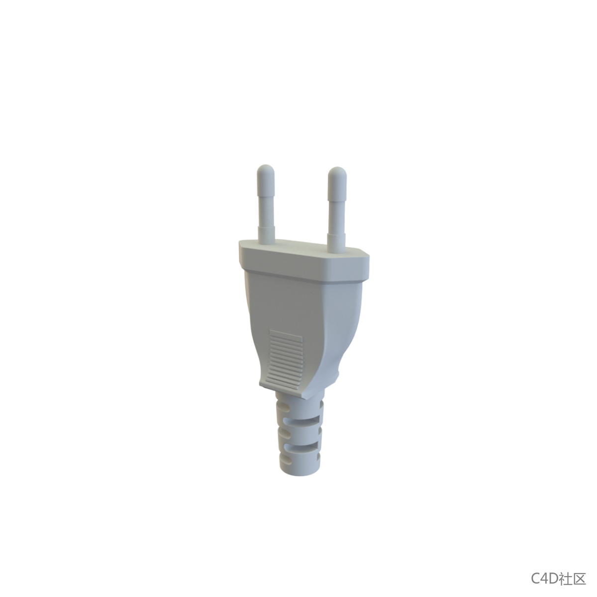 常用电器插头-双圆头插头