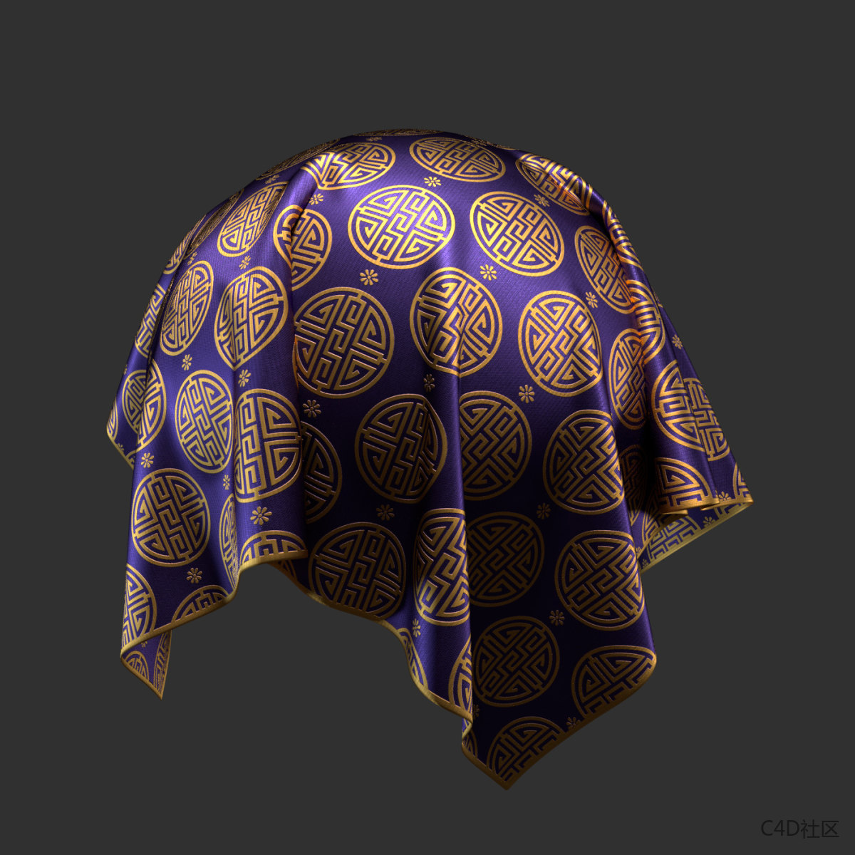 50种布料Octane材质预设贴图Octane Fabric Materials Vol 02