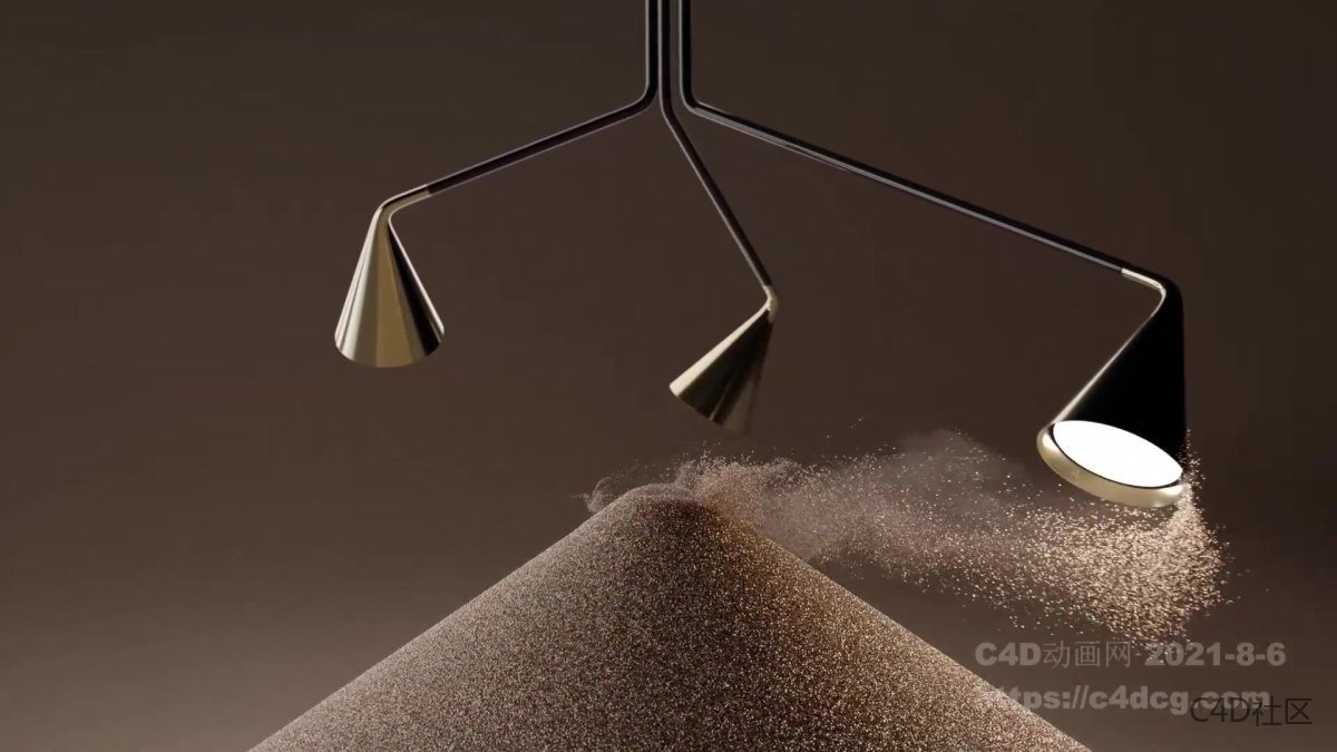 某品牌的吊灯灯饰宣传动画