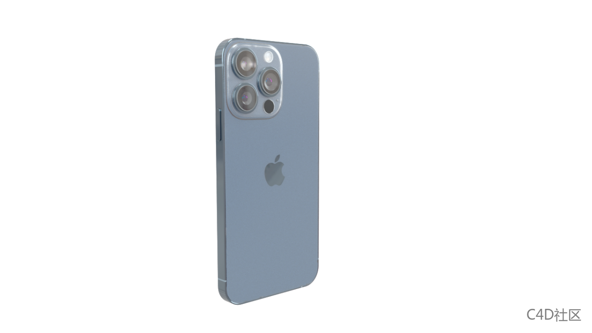 iPhone 13 Pro 高精度4边面模型