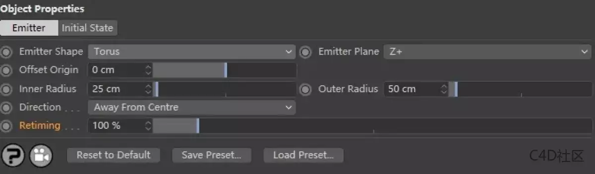 X-particles Emitter-Object