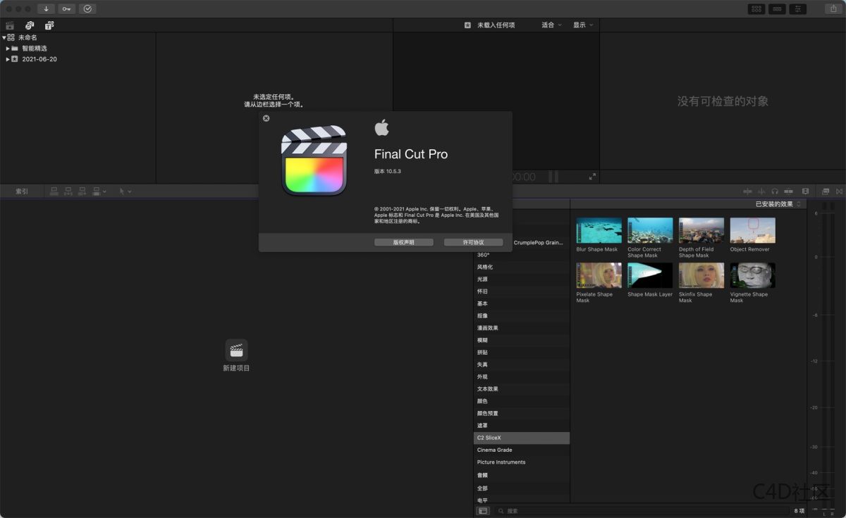 Apple Final Cut Pro X 10.5.3破解版