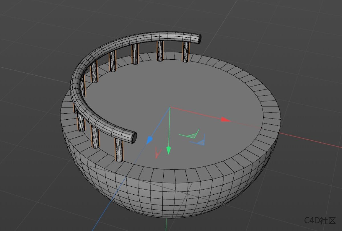 C4D父子集旋转动画-加深父子集的控制逻辑
