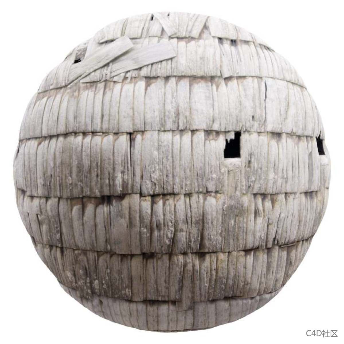 木片散落地上被雨水腐蚀腐烂的材质纹理