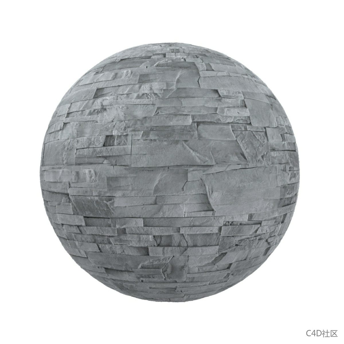 灰石粗糙菱形砖墙