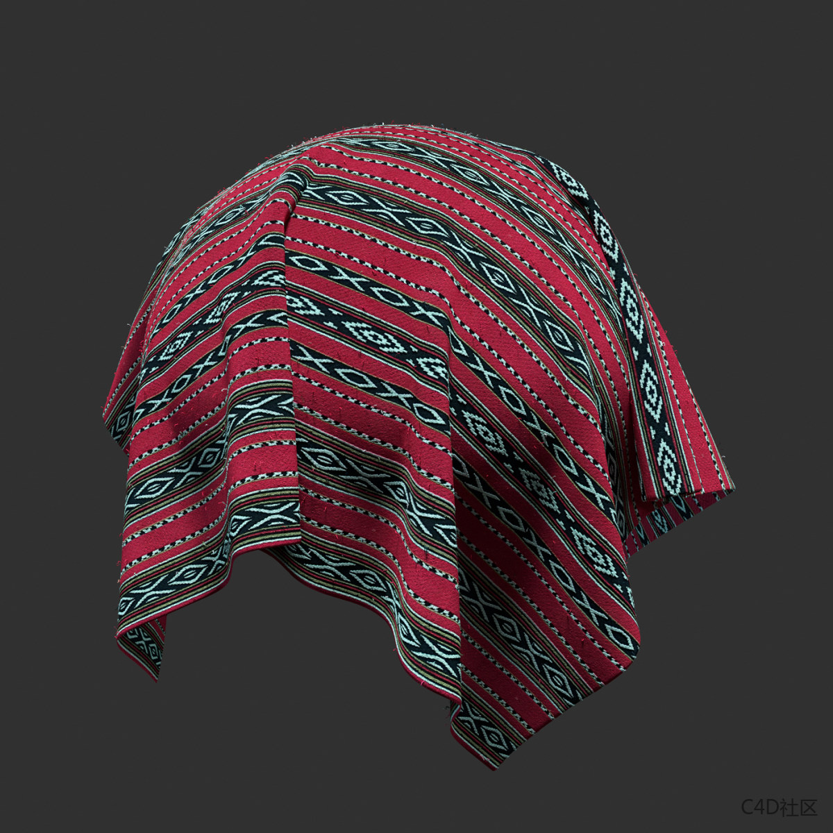 50种布料Octane材质预设贴图Octane Fabric Materials Vol 02