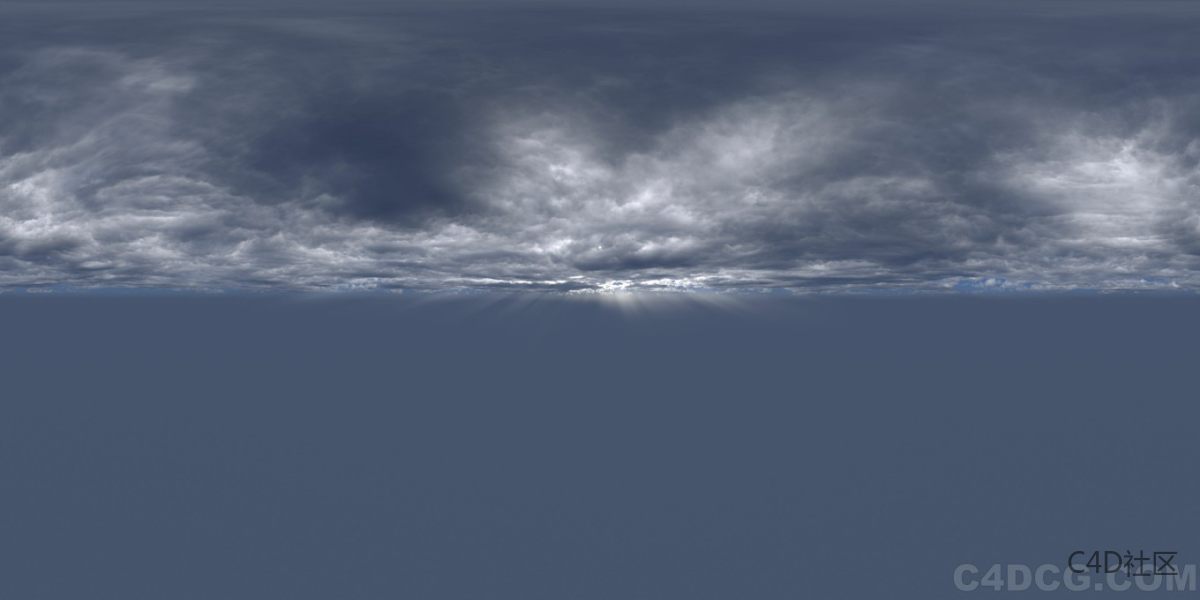 4K-HDRI-全景天空-乌云密布