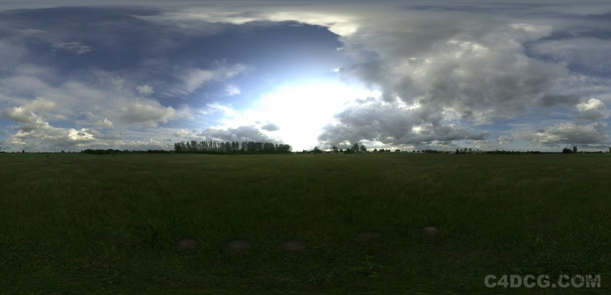 全景天空-6K HDRI-太阳即将落山