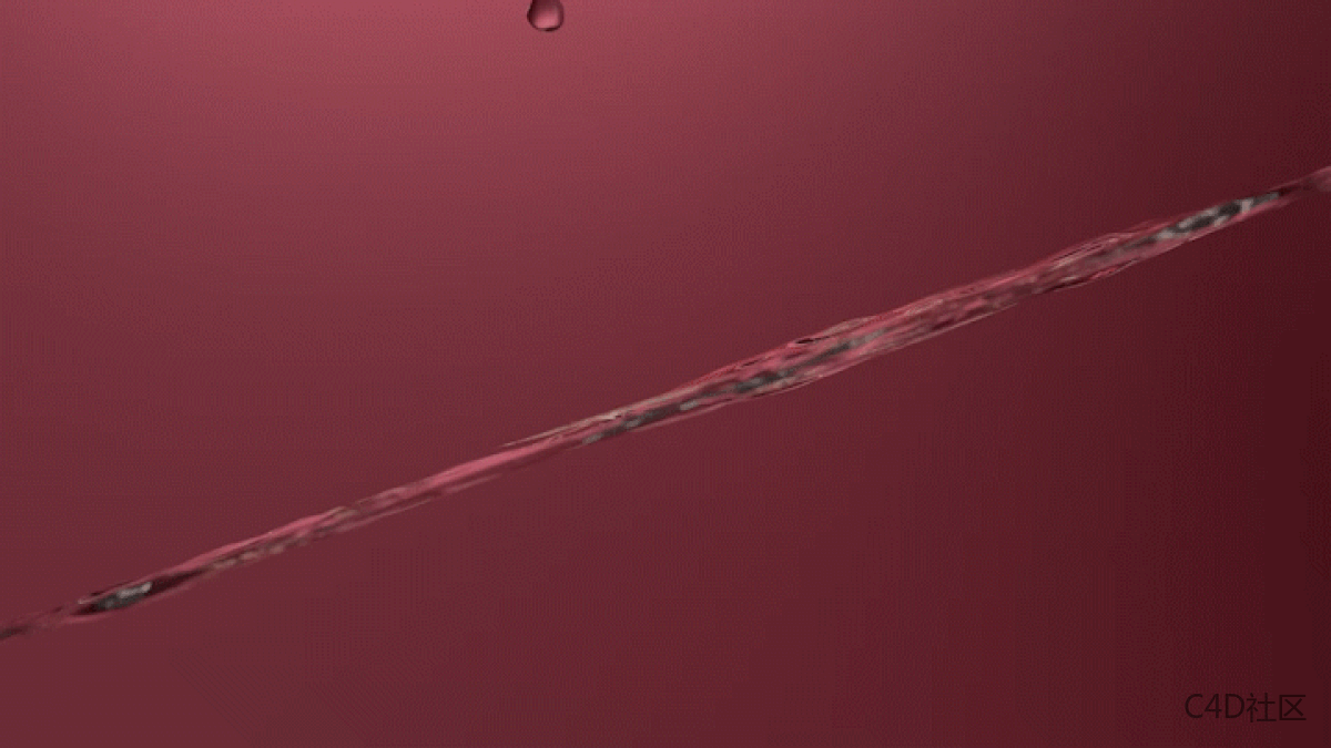 口红宣传视频-布料+流体