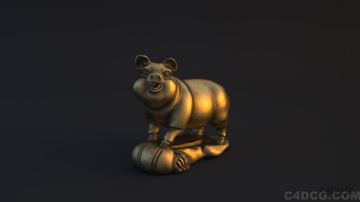 十二生肖模型-猪