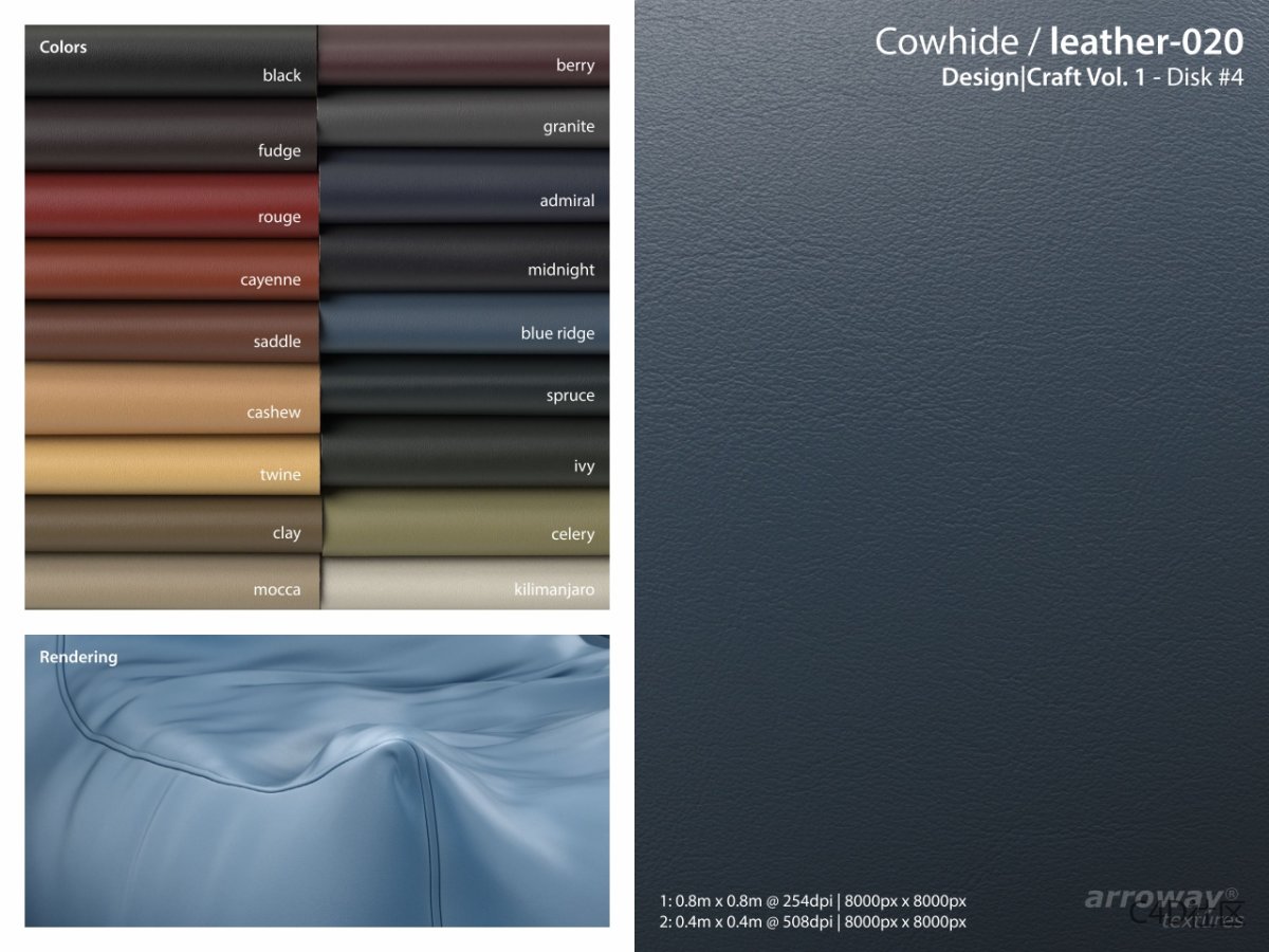 8K皮革材质-灰蓝色浅层纹理材质