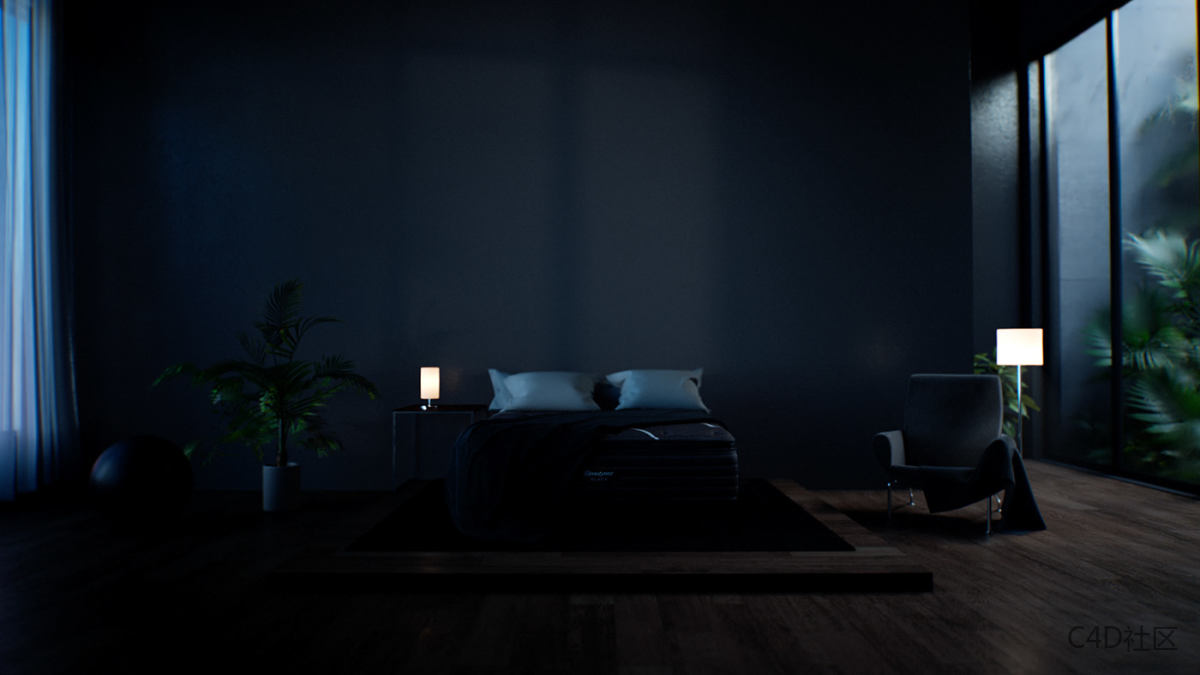 睡美人系列席梦思动态视频设计