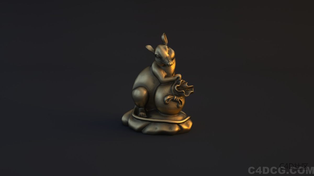 十二生肖模型-老鼠